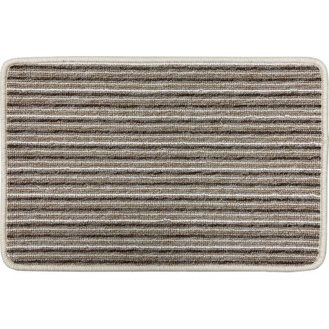 Teppich mit Streifen-Design - Beige-Braun - 60x120 cm (1/2)