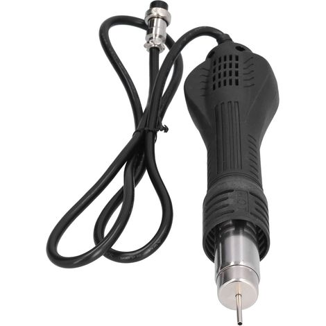 Poignée de pistolet à air chaud 8 trous 4 noyaux antistatique résistante à l'usure, refroidissement intelligent, poignée de rechange flexible (1/5)