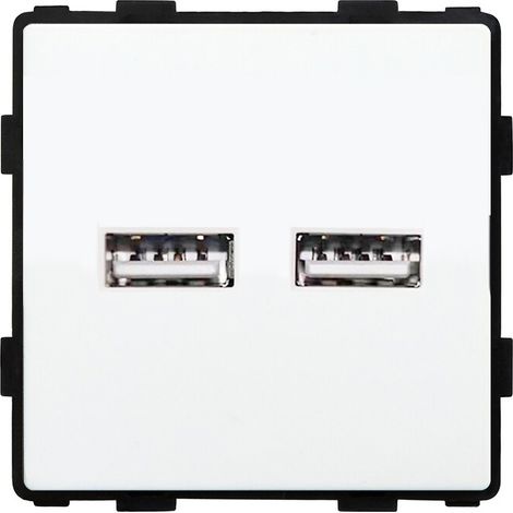 Wandsteckdosen-USB-Modul 2x 3A RTX SH-System (1/4)