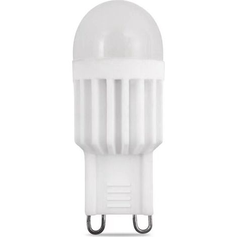 Ampoule LED G9, ampoule G9 2 W 6000 K blanc froid,angle 360, pas de gradation, 2,5 W 220-240 V, lot de 2 [Classe énergétique F] H137 (1/4)