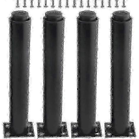 Les supports de meubles sont dotés de quatre pieds réglables en acier-plastique, allant de 25 à 42 cm, compatibles avec les canapés et les tables basses. (1/5)