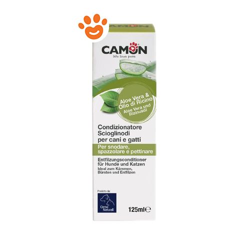 Camon Dog&Cat Orme Naturali Condizionatore Scioglinodi - Camon Dog&Cat Orme Naturali Condizionatore Scioglinodi - Confezione Da 125 Ml