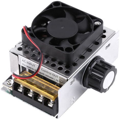 4000W SCR Voltage Regulator – AC 0-220V Adjustable Output Voltage – 20A Current – For Cookers, Water Heaters and Motors (1/5)