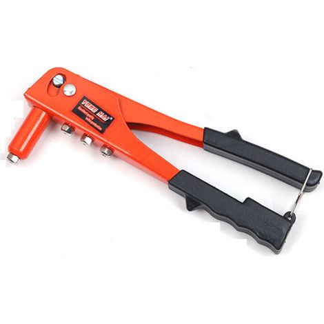 Pince à Rivets avec 40PCS Rivets et 4 Tailles de Perceuses, Professionnelle 4 en 1 Alliage d'aluminium Riveteuse Manuelle,4 Tailles: 2.4 MM-3.2MM-4.0MM-4.8MM pour Métal, Plastique, Bois (1/5)