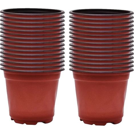 Pots de pépinière, légers, durables, 40PCS (1/2)