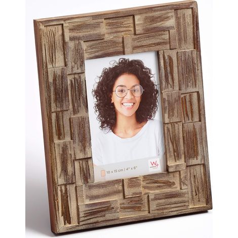 Cadre Photo Marron foncé 13 x 18 cm Liam Portrait Frame YJ318P (1/5)