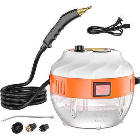 1 nettoyeur vapeur portable, 2800 W haute puissance, 900 ml réservoir, pour cuisine salle de bain voiture et meubles