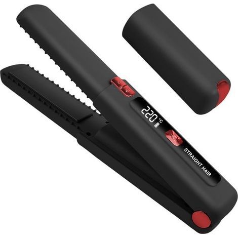 Réveil numérique à double alarme – Volume et luminosité réglables – Écran LED multicolore avec veilleuse – Fonction snooze et sauvegarde de la mémoire – Noir (1/5)