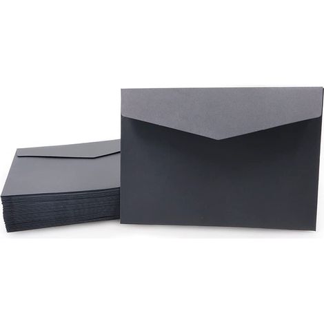 Lot de 60 Enveloppes coloées pou cates postales, Enveloppes De Couleu pou Maiage de Cates (1/4)