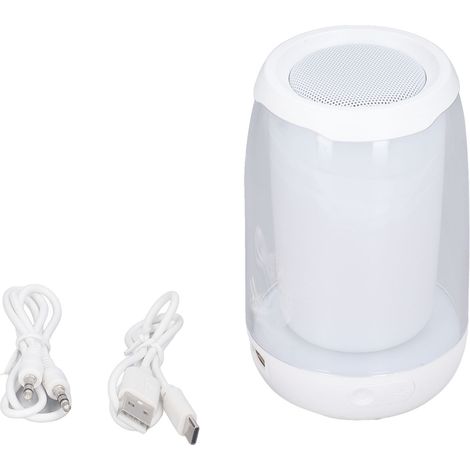 Kabelloser Lautsprecher mit 10 Metern Reichweite, hochauflösendem Stereoklang und FM-Radio. Mini-LED-Lautsprecher, tragbar, ideal als Geschenk. (1/5)