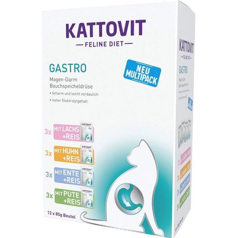 Kattovit  Gastro  85g Beutel - Multipac Gastro 12x85g