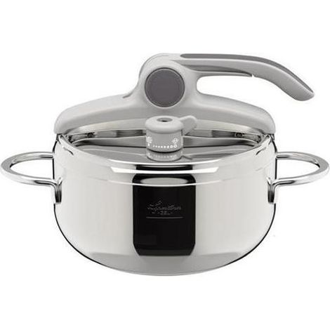 Schnellkochtopf Lagostina Deliziosa 3 5L Edelstahl Silber