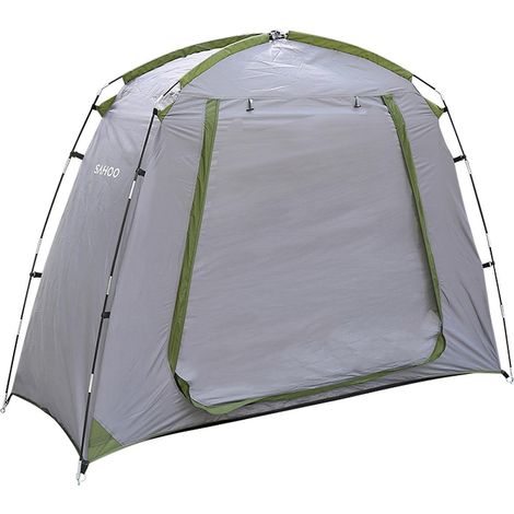 Wasserdichtes Outdoor-Fahrradzelt, silberbeschichtetes Polyester-Fahrradzelt, platzsparendes Fahrradzelt