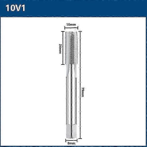 Gewindebohrer für Reifenventile 5v1 5v2 8v1 8v2 10v1 Gewindebohrer mit gerader Nut Handwerkzeuge zum Gewindeschneiden - 10V1-CN