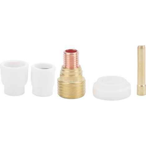 Lot de 10 buses en céramique blanches pour torche TIG WP-9/20, accessoires de soudage haute qualité. (1/5)