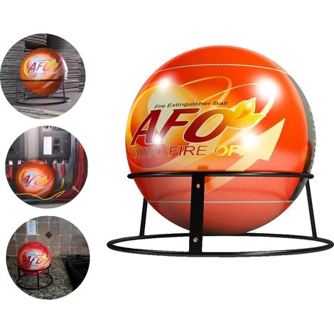 Boule d'Extincteur, Poids de 1,3 kg, Diamètre de 15 cm, S'active à 70°C, Rayon Efficace de 3 m³, Activation Automatique en 3 Secondes (1/5)