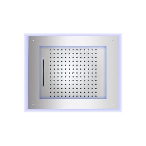 Cadre rétrofit à LED chromothérapie noir mat pour plafonds de douche - Bossini HI0925073 (1/2)