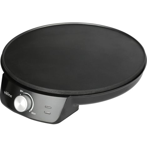 Crepera "Elomba" con cable de 80cm superficie antideslizante (1200W 230V) IP20 Ø300x65mm color negro (1/5)