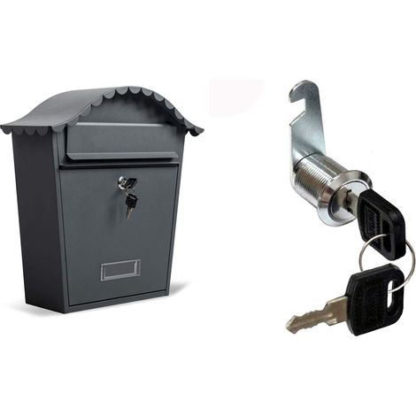Serratura a Cilindro per Cassetta Postale 16mm Lucchetto Sicurezza Armadietto