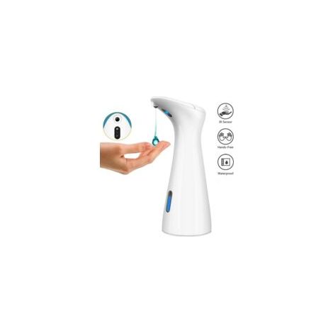 Dispensador automático de jabón líquido - Dispensador de jabón con sensor sin contacto para baño, cocina, oficina, hotel - Crezuo (1/4)