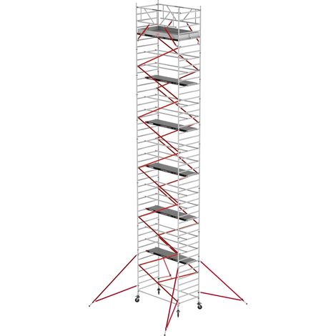 Altrex Fahrgerüst RS Tower 52 Aluminium mit Holz-Plattform 14,20m AH 1,35x2,45m (1/5)
