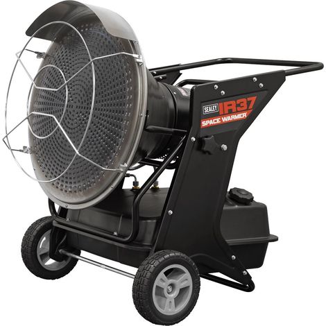 Sealey Space Warmer® Infrared Kerosene/Diesel Heater with Wheels 136,000Btu/hr
