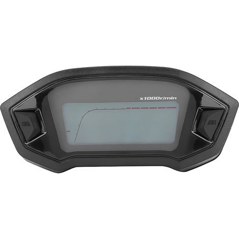 Compteur Moto Numérique Universel LCD Multicolore avec Capteur de Vitesse