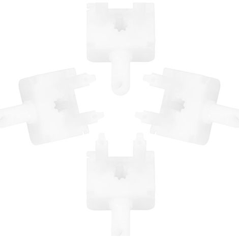 Kit de réparation de 4 pièces pour baguettes de stores verticaux (1/5)