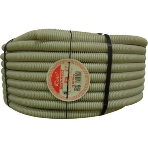 Tubo corrugato senza alogeni 25mm  Tubo spirale rinforzato 75 metri  Isolamento PVC per cavi elettrici