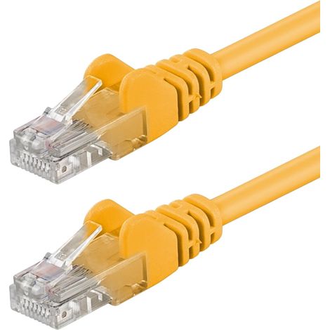 INTELLINET Cavo Patch Categoria 5E non schermato UTP Giallo - 1 mt (1/4)