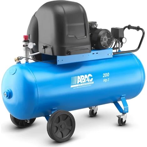 Compresseur d'air à piston insonorisé 200 litres 4 CV ABAC (1/3)