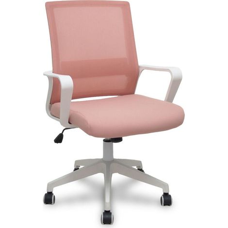 Foröl ERGO535 Bürostuhl in Rosa, bequem