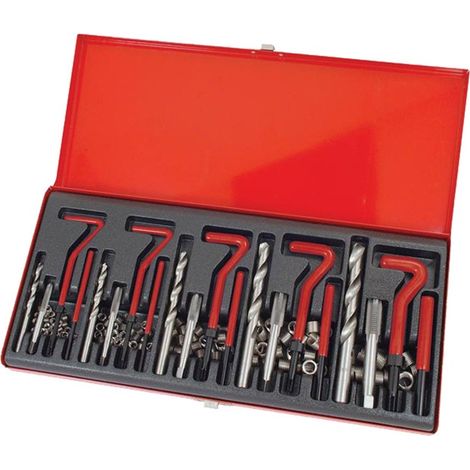Kit de réparation de filetage pour vis abîmées - Outils de taraudage pour entretien automobile (1/5)