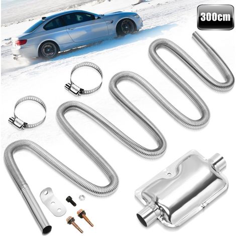 Randaco 300cm auto tubo di scarico portatile silenziato gas riscaldamento tubo di scarico per il riscaldamento diesel lunghezze (1/5)