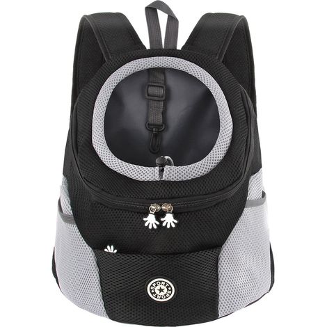 Sac à dos de transport pour animaux de compagnie, sac de voyage respirant et confortable pour chiens et chats, sac de transport ventral pour randonnée et sorties
