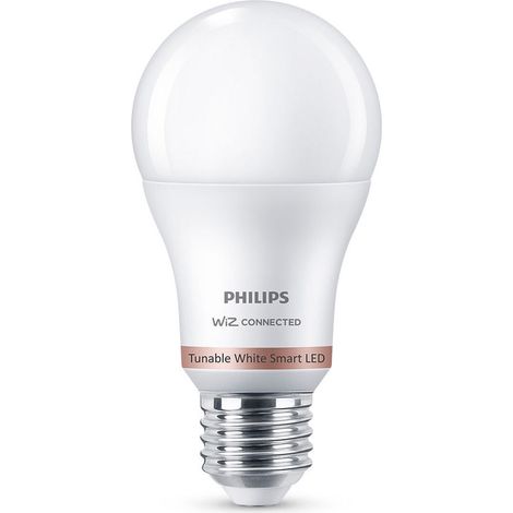 Lampadina a led standard e27 8w 2.700k-6.500k 806lm wifi philips wiz (1/5)