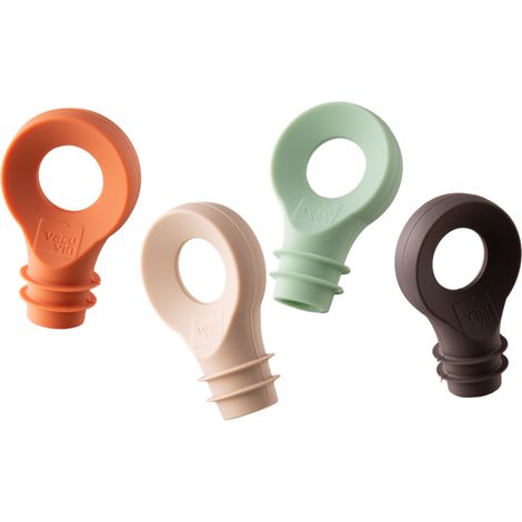 Vacuvin - Lot de 4 bouchons bouteilles