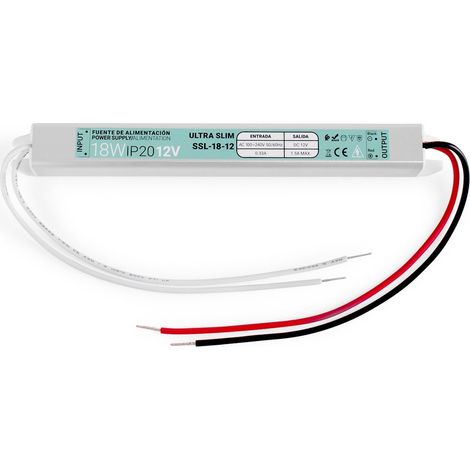 Fuente De Alimentación Ultra Slim 12V - 18W - IP20
