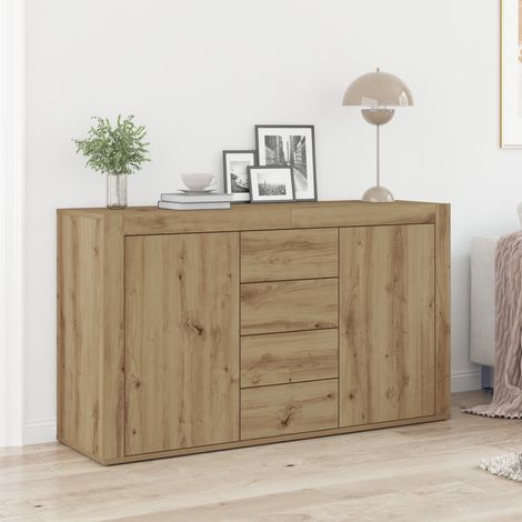 Sideboard Artisan oak 120 x 36 x 69 cm Engineered wood vidaXL (1/5)