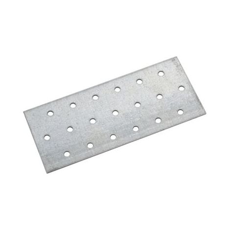Plaque en U perforée 60x140x2 – Acier galvanisé – Pour fixation sur béton armé – Résistance à la corrosion – Alberts