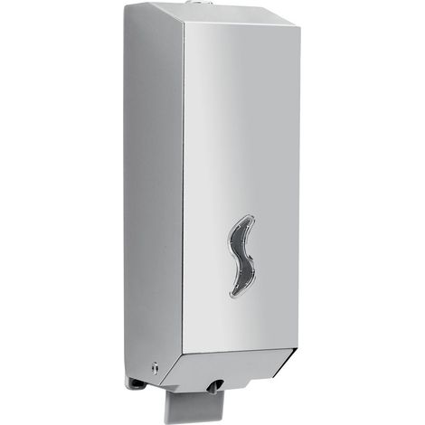 Distributeur De Savon Chromé 1200 Ml Avec Serrure De Sécurité  Kubix