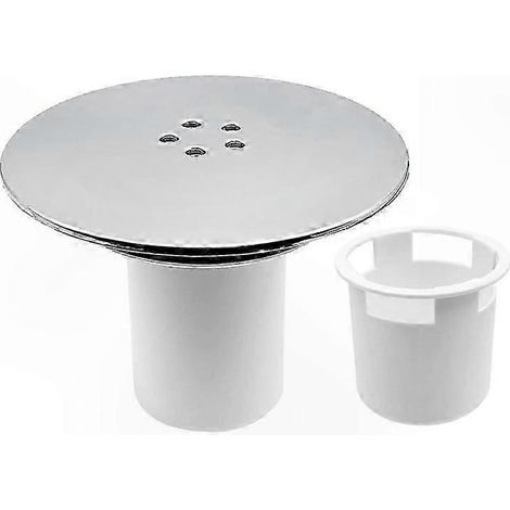 Verchromter Duschablaufverschluss, Ersatzstopfen für 90 mm/115 mm, geeignet für Badezimmer, glänzende Oberfläche, langlebiges Sanitärzubehör. (1/5)
