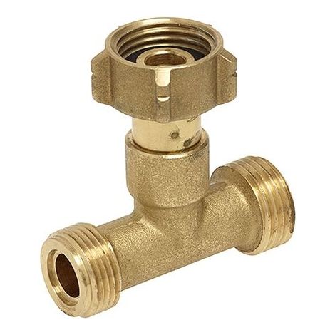 Té d'accouplement gaz - Rousseau - Double alimentation simultanée - Compatible butane et propane