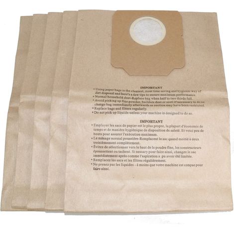 Krups 932 Vacuum Cleaner Paper Bags