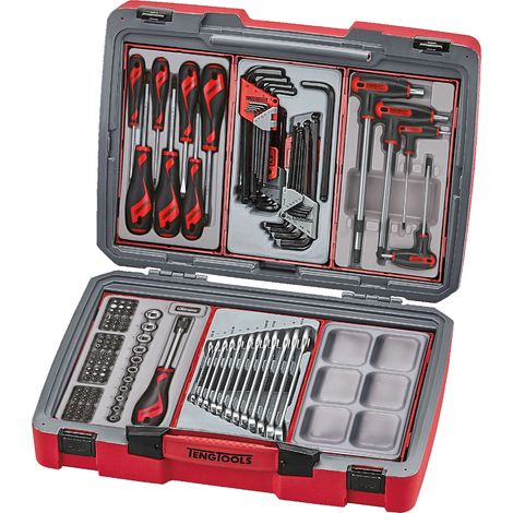 Set d'outils portable dans un coffre de rangement TC-6T Teng Tools SC06T1