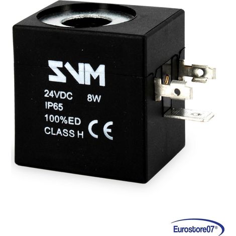 Bobina --- 24v  dc 8w per elettrovalvola fori da Ø13.2mm   adattabile espresso
