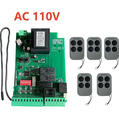 Accessoire pour automatisation et domotique, équipement de commande et de sécurité pour la maison,110V Board with 5 RF (1/5)
