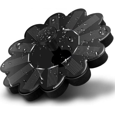 Pompe à Eau Solaire en Forme de Fleurs, Pompe Solaire pour étang, Fontaine, Pompe à Eau, Jardin, Eau (1/5)