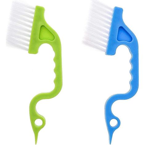 Lot de 2 brosses de nettoyage pour porte de douche, idéales pour la maison. (1/5)