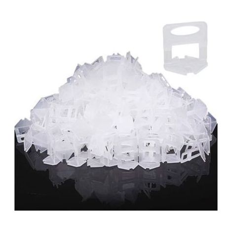 Lot de 400 Languettes de Nivellement pour Aide à la Pose de Carreaux Bandes de Traction 2 mm Largeur du Joint (1/5)